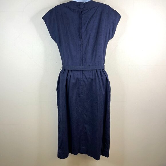 Vintage 60s Womens Secretary Pinup Wiggle Dress Size S M Iconic Tailored Madmen - Picture 2 of 16